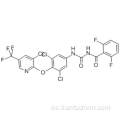 Benzamida, N - [[[3,5-dicloro-4 - [[3-cloro-5- (trifluorometil) -2-piridinil] oxi] fenil] amino] carbonil] -2,6-difluoro CAS 71422-67- 8